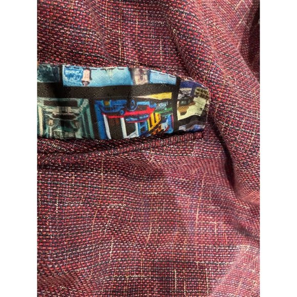 ROBERT GRAHAM Men's 44 Champagne purple Linen Blend Suit sport Coat Tailored Fit - Picture 13 of 16